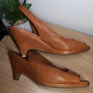 Miu Miu - Leather / Slingback Sandals / Sz. 41 (9)